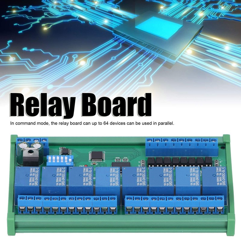 Relay Board Rail Box Relay Solid State Relay 8 Inputs