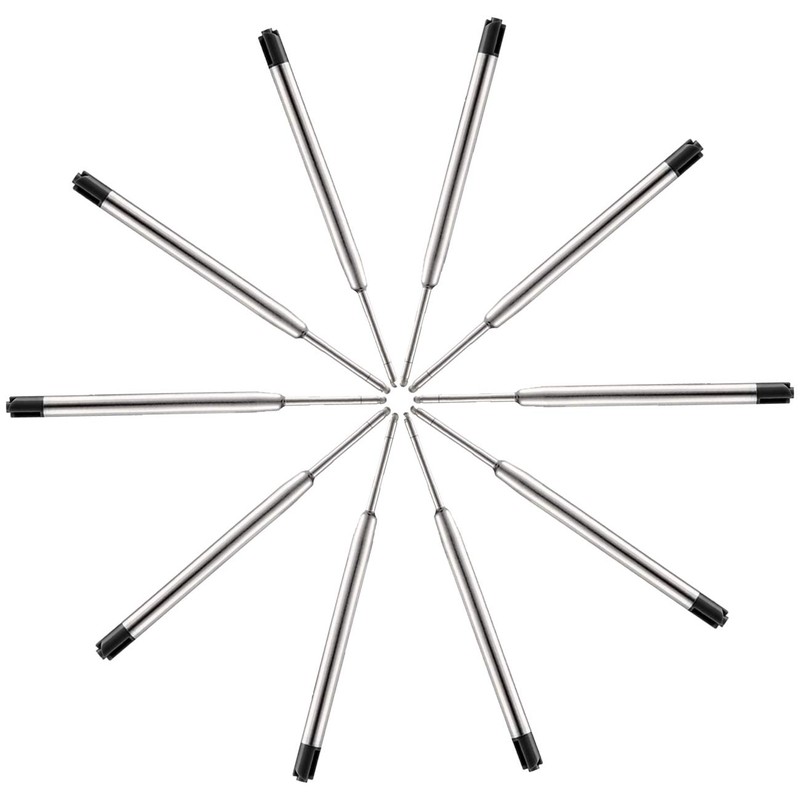 Ballpoint Pens Refills Black Medium Ball Point 1.0mm Smooth Writing,
