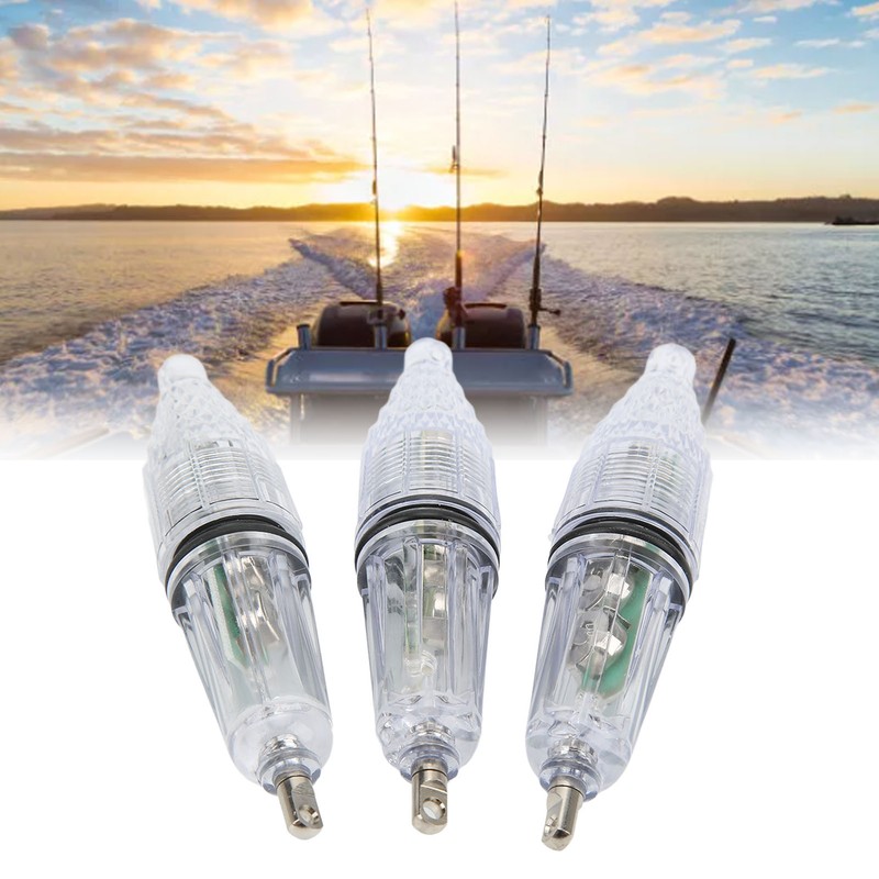 3PCS LED Underwater Fishing Light Lure Fish Bait Lure Lamp