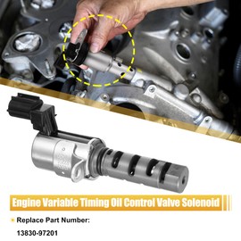 QUARKZMAN Camshaft Oil Control Valve VVT Solenoid Valve 13830-97201 for Daihatsu