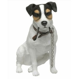 Dog Studies - Walkies Range Jack Russell Figurine with Lead in Mouth Sitting LP11110