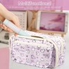 Big Capacity Pencil Bag, Cartoon Pen Box Holder for Teen
