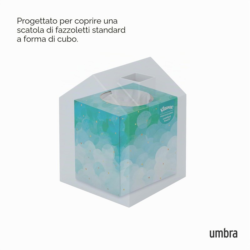 Umbra CASA Copri scatola per fazzoletti – Nero oceano –