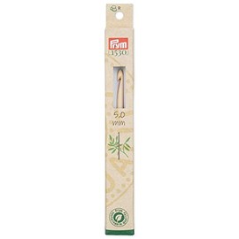 Prym 197606-1 Crochet Hook for Wool Bamboo 15 cm 5.00 mm 100% Beige One Size