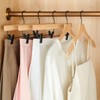 TOPIA HANGER Pants Hangers 10 Pack, Wooden Clothes Hangers with