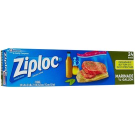 Ziploc All Purpose Marinade Bags-24 Ct