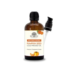 Devinez Premium Pumpkin Seed Oil - 30ml, Undiluted with Lotion Pump for Hair, Face, & DIY, hair massage