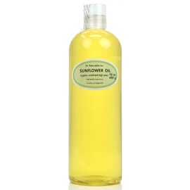 Dr Adorable - 16 oz - Sunflower Oil Unrefined - 100% Pure Natural Premium Organic Cold Pressed
