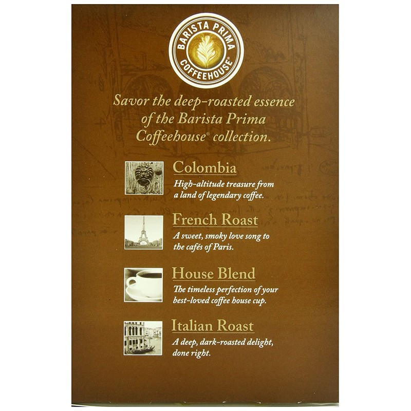 Barista Prima Coffeehouse Dark Roast Extra Bold K-Cup for Keurig
