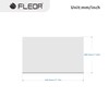 FLEOR 11.4 x 17 Inch Blank Guitar Bass Pickguard Sheet