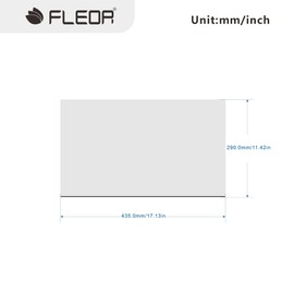 FLEOR 11.4 x 17 Inch Blank Guitar Bass Pickguard Sheet DIY Guitar Pickguard Backplate Scratch Plate Material,4Ply Brown Tortoise Shell