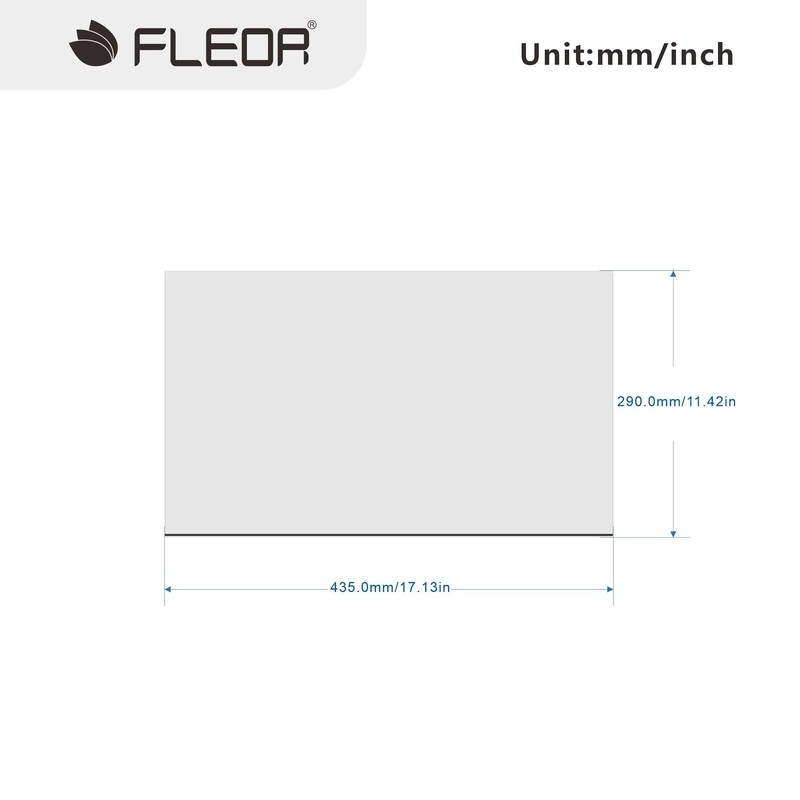 FLEOR 11.4 x 17 Inch Blank Guitar Bass Pickguard Sheet