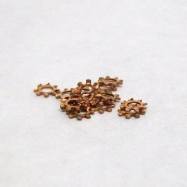 Unbranded/Generic NEW 100 PACK #6 EXTERNAL TOOTH LOCK WASHER SILICON BRONZE FREE SHIP NH