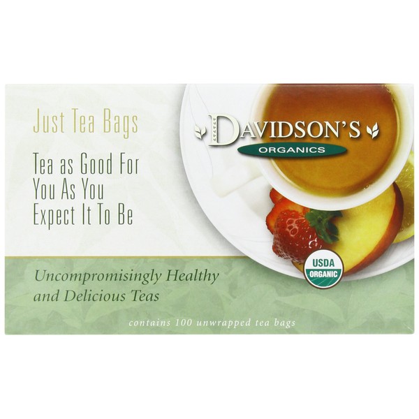 Davidson's Organics, French Vanilla, 100-count Unwrapped Tea Bags