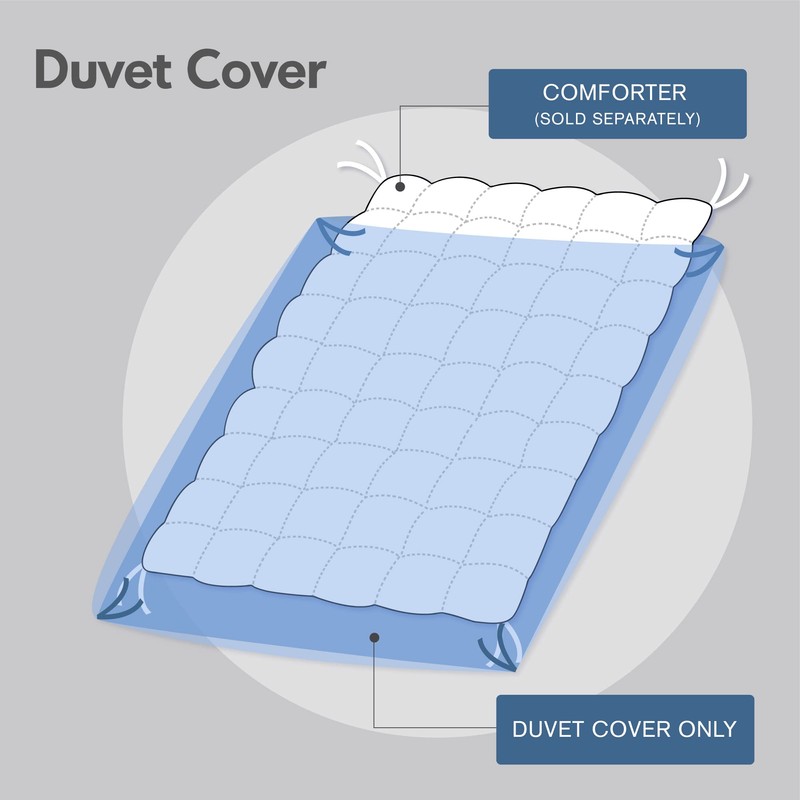 Intelligent Design Malea Shaggy Duvet with Quilted Box Design, Long