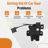 maXpeedingrods Rear Tailgate Truck Latch Lock Actuator, Deck Lid Latch