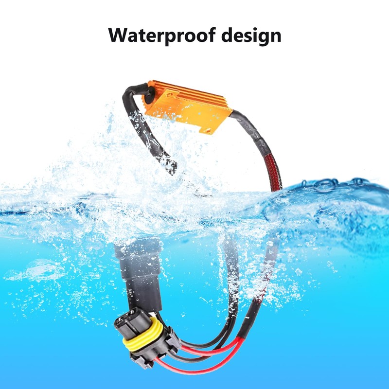 NGHEY Car LED decoder H11 2-PC Eliminates LED Faults In