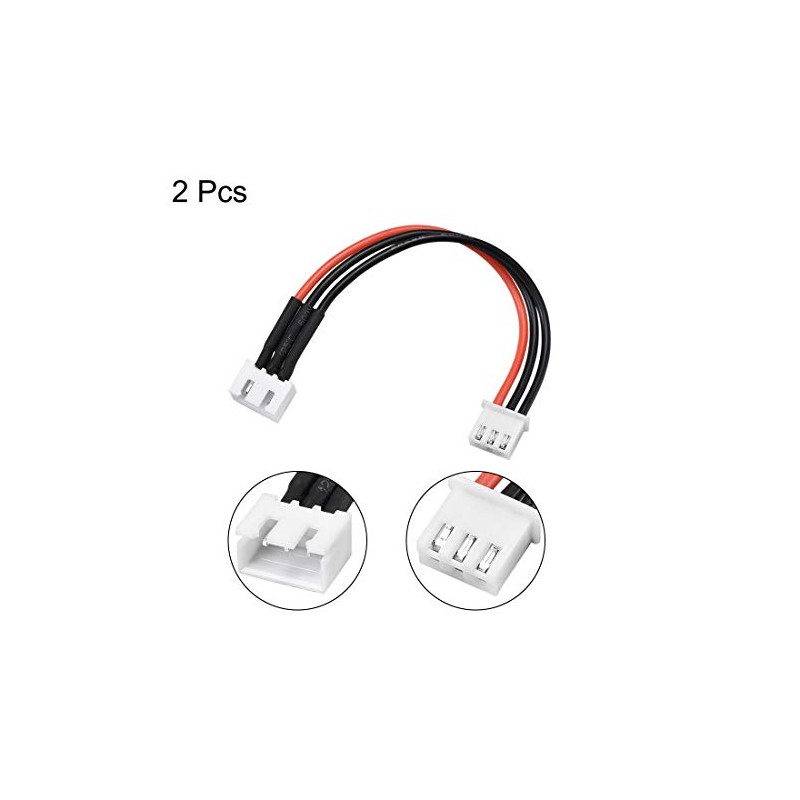 uxcell 2S Balance Plug Extension Wire 10CM 2PCS for Lipo
