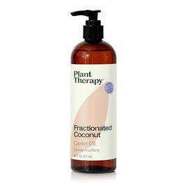 Plant Therapy | Aceite Corporal de Coco Orgánico Fraccionado | 100% Puro | 473 ml | USDA Organic | Portador para Aromaterapia y Masajes | Vegano | Cruelty Free