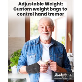 WeddingSteps SteadyHand Adjustable Gloves: Precision Tremor Control and Fine Motor Enhancement - Comfortable, Stable Handwear for Parkinson's, Stroke Recovery, and Strengthening Tasks