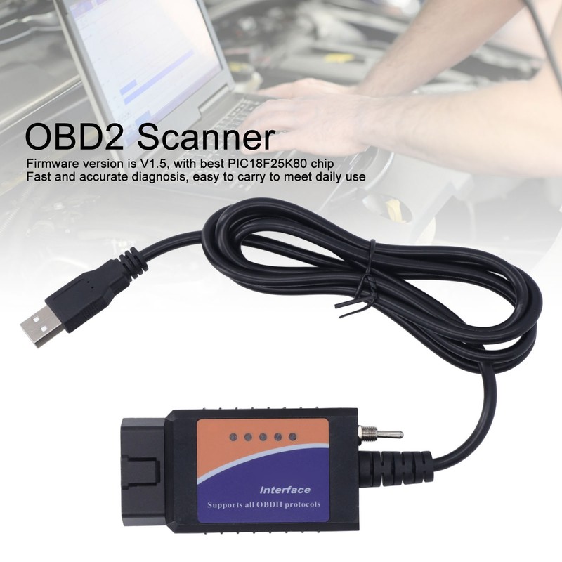 Car Diagnostic Tool for ELM327 PIC18F25K80 FTDI with CD Support