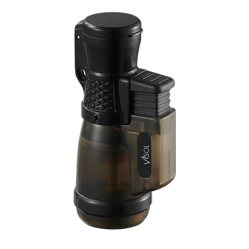 Visol Tiny Butane Torch Lighter Triple Flame Refillable Gas Lighter,