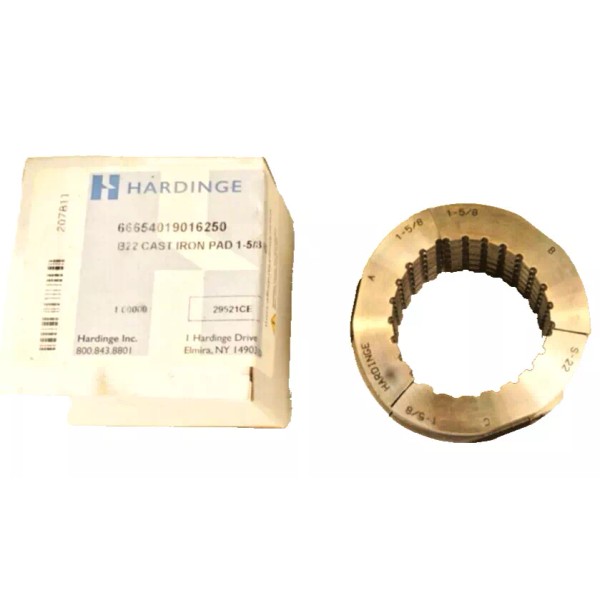 Hardinge B22 Cast Iron Pads 1-5/8" Round Serrated 3 Piece
