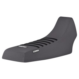 Yamaha 1987 - 2006 YAMAHA Banshee Gripper SEAT COVER All Grey w/ Black Ribs #112