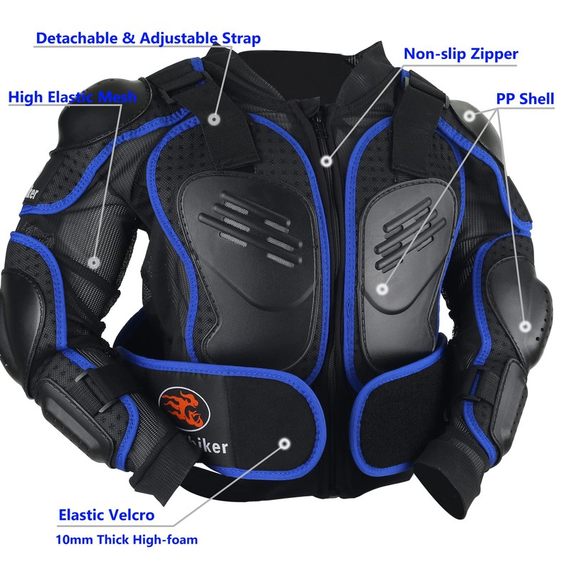 Kids Chest Protector Motocross Dirt Bike Gear Motorcycle Full Body