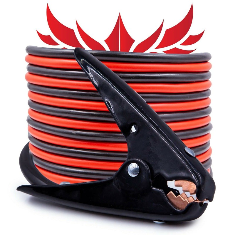 Heavy Duty 0 Gauge 20 Ft Battery Booster Cable Emergency