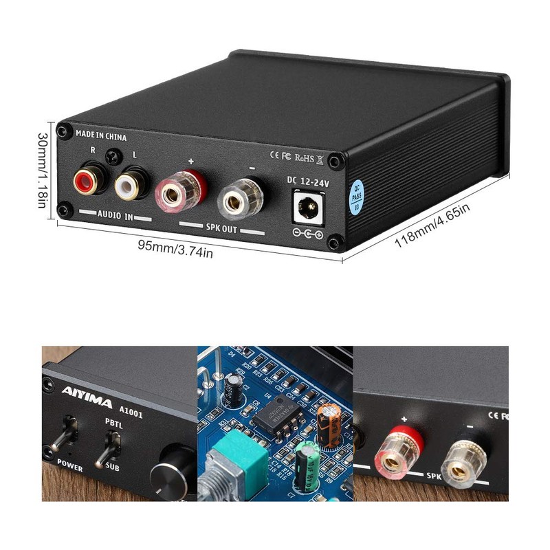 TPA3116D2 100W Subwoofer Amplifier Class D HiFi Mono Digital High