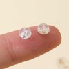 YAKRUNA 6 Pairs Sterling Silver Silicone Earring Backs for Studs,
