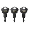 Sentry Safe Replacement Keys Model 1100-Codes 3H2 for Sentry Safe