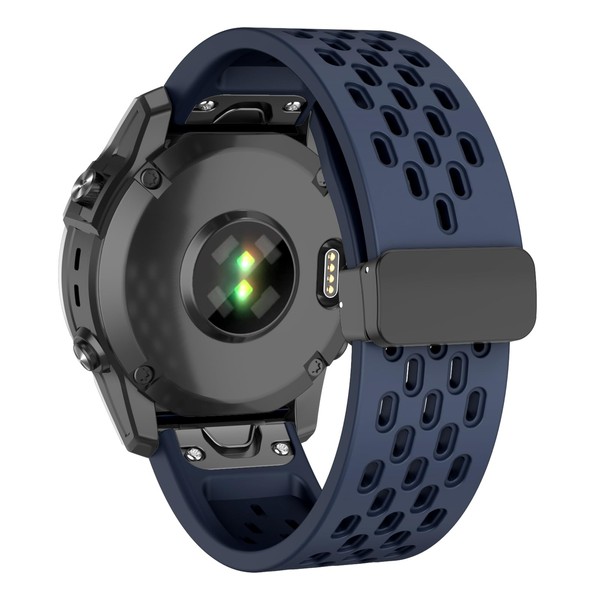 ISABAKE 26mm Silicone Strap for Fenix 6X Pro/Fenix 7X, Magnetic