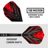Harrows SUPERGRIP ULTRA 90% Tungsten Steel Tip Darts Set. Available