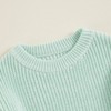 Kodaruber Toddler Baby Girl Boy Knit Sweater Solid Color Crewneck