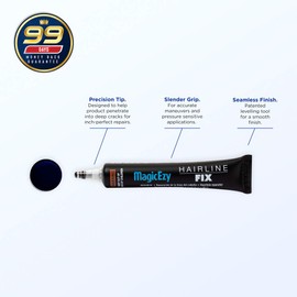 MagicEzy Hairline Fix - (Midnight) - Gelcoat Repair Kit - Fix Cracks and Scratches Like a Pro - Fiberglass Boat Repair Kit - Boats, Jet Skis