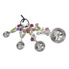 4 Piece Measuring Spoons Set, Colorful Flower Bouquet (ER41083)