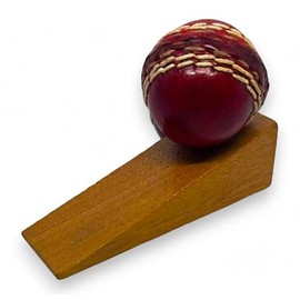 CRICKET-GIFTS Door Stop Door Wedge Real Mini Leather Cricket Ball