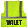 Qraphic Tee Valet Parking Safety Vest with Screen Print Design
