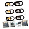 CIYODO 6pcs Cat Pattern Webcam Cover Ultra-Thin Privacy Protectors for
