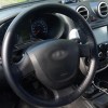 CHUSYYRAY 15" inch Steering Wheel Cover Genuine Leather for Ford