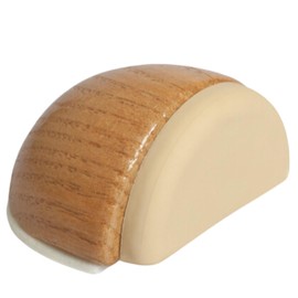 Door Stop, Wooden Floor Sticker, Decorative Door Stop, Door Stop, Wall Mount, Door Holder (Oak)