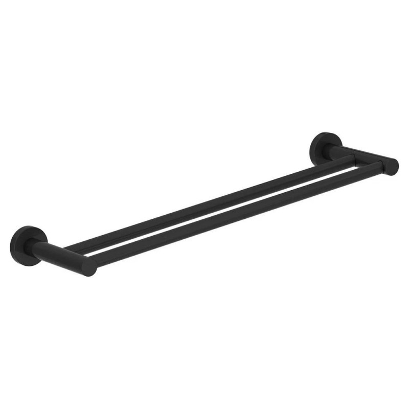 Symmons 18 in. Wall Mounted Towel Bar in Matte Black