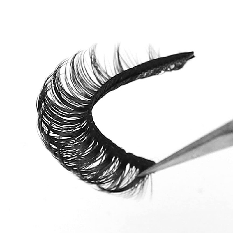 Eyelashes Russian Strip Lashes Natural Fluffy Wispy D Curly Effect
