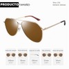 Joopin Gafas de Sol Polarizadas de Metal Hombre Mujer UV400