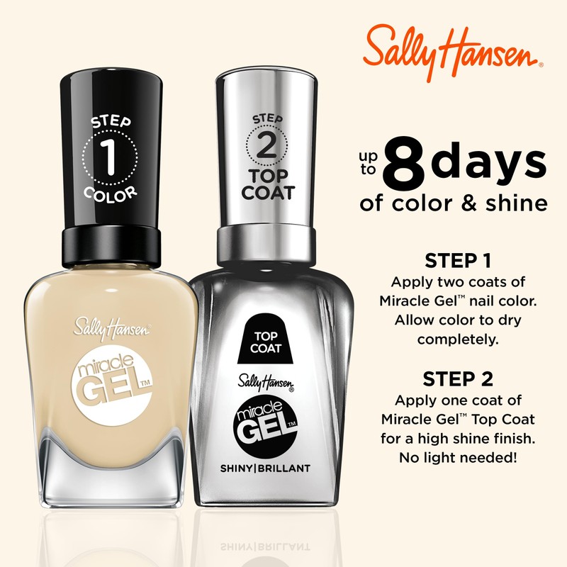 Sally Hansen Miracle Gel Salon Quality Nail Polish | Gel-Like