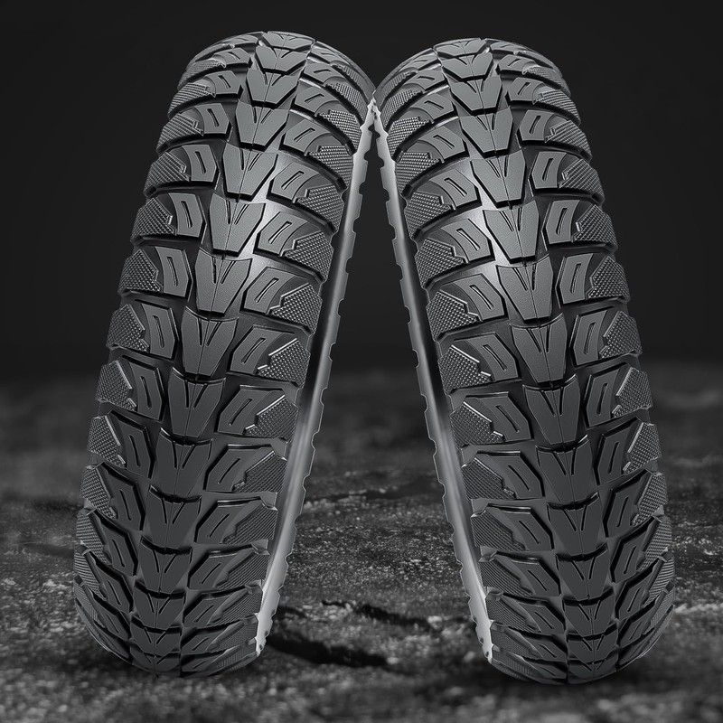 PaoWin 2 PCS 9.5x2.5-6.1 Solid Scooter Tires, 9.5x2.50 Off-Road Tire,