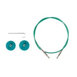Knit Picks Options Interchangeable Circular Knitting Needle Cable - 32" Green