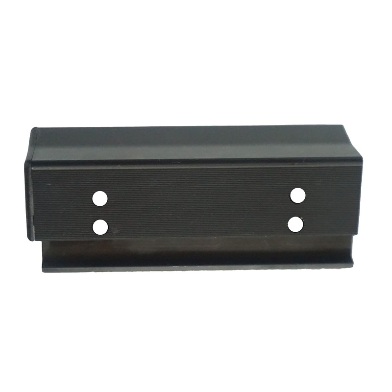 WRS 4" Surface Mounted Sliding Window Lock - Black (Anodized)